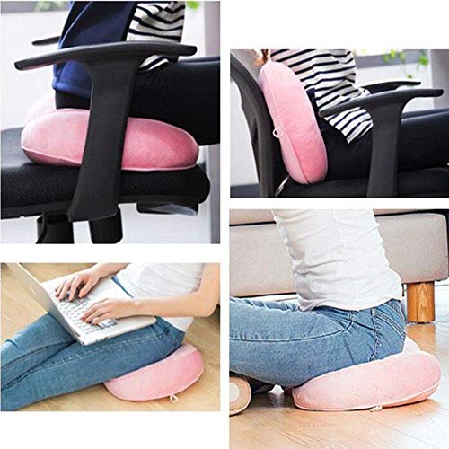 Dps&Rxx Dual Comfort Cushion Lift Hips Up Seat Cushion Multifunction, For Pressure Relief, Fits In Seat, Back, Hamstrings Pain,Office & Car Use,Red #TOP2