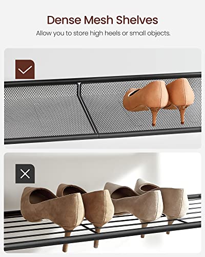 Vasagle Shoe Rack, 5-Tier Shoe Rack Organizer For Closet Entryway With Storage Shelves And Spacious Top, Free Standing, Steel, Industrial, Rustic Brown And Black Ulbs038B01 #TOP6