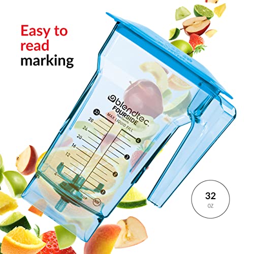 Vaso reemplazo Blendtec 75 oz cuatro lados azul miniatura 4