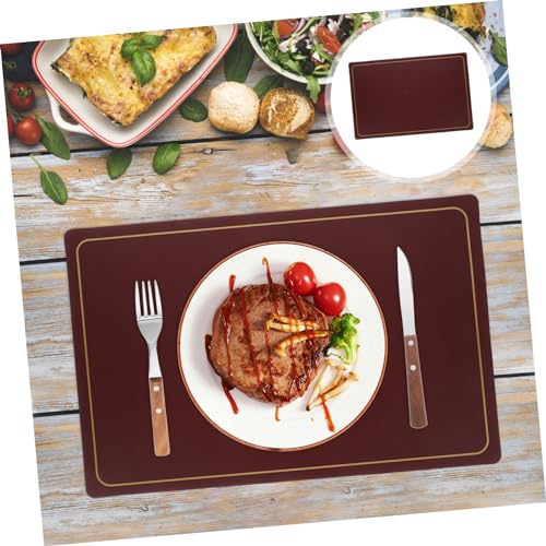 Sets de table PU réutilisables design moderne lot de 4 pièces - 6
