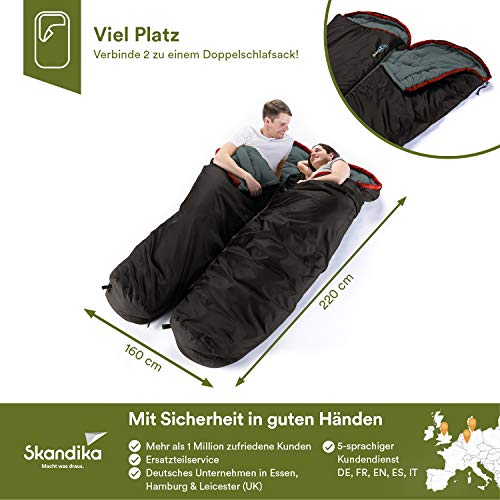 Skandika - Sacco a Pelo Alaska, Grande, Nero