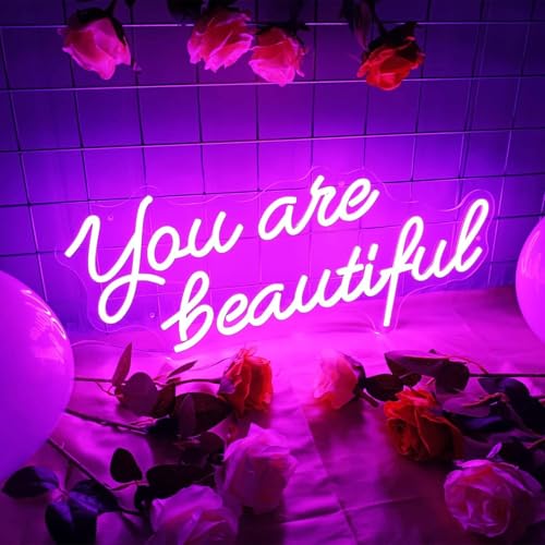 Image of Custom Neon Signs, Personalized LED Neon Light for Wal Decor, Bar, Wedding, Business - Any Text /Logo /Decor Aesthetic Birthday Gift