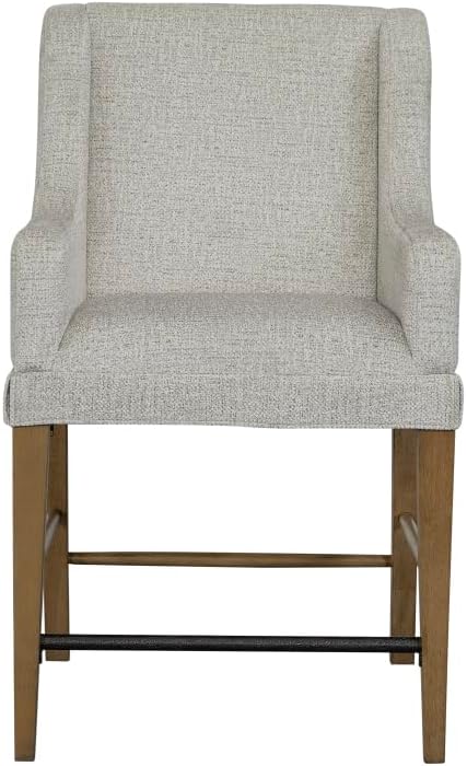 Upholstered Counter Stool - Almond (Set of 2) - Web Seating Construction - Cozy Kitchen Seating