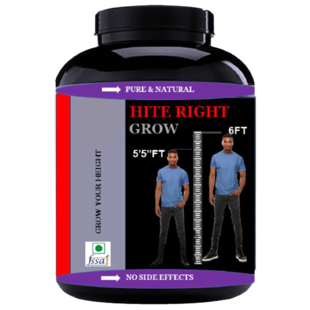 Hite Right Grow, Increase Body Strength, Height Growth, Immunity, Capsule, 30 No, Pack of 1
