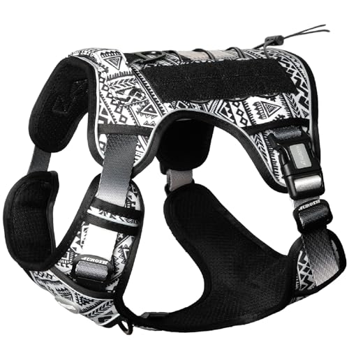 Image of AUROTH Tactical Dog Harness Medium Sized Dog No Pull Adjustable Dog Vest