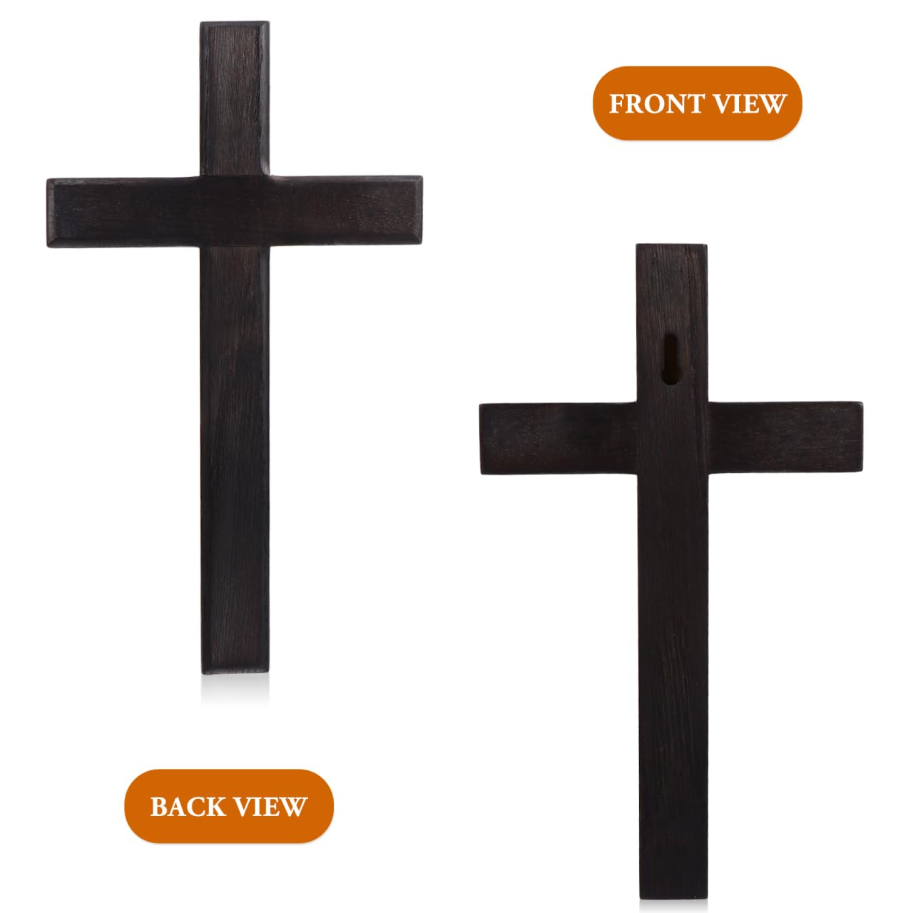 BESPORTBLE Wandkreuz Holz Kreuz Wanddeko Schwarz – 28Cm Christliches Kruzifix FüR Zuhause Hochzeiten Gebet Und Meditation – Symbol Des Glaubens Und Der Hoffnung