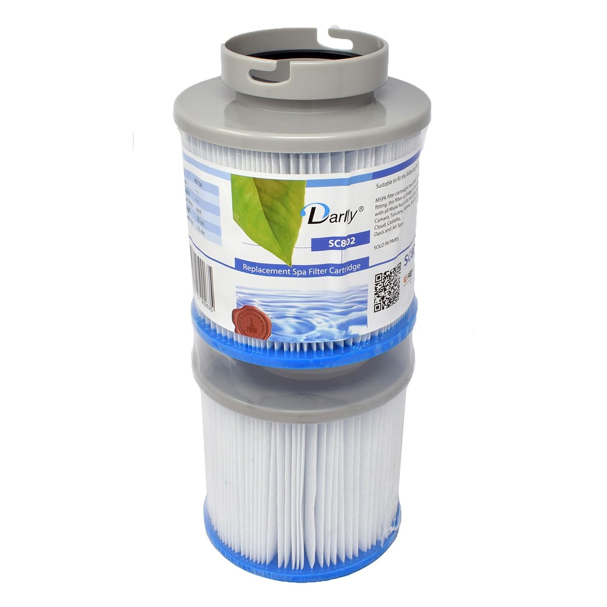 Darlly Spa SC802 hot tub filter, Pack of 2 (40104/M-Spa)
