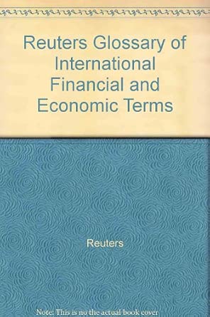 Reuters Glossary of International Financial and Economic Terms 3rd Edition book cover