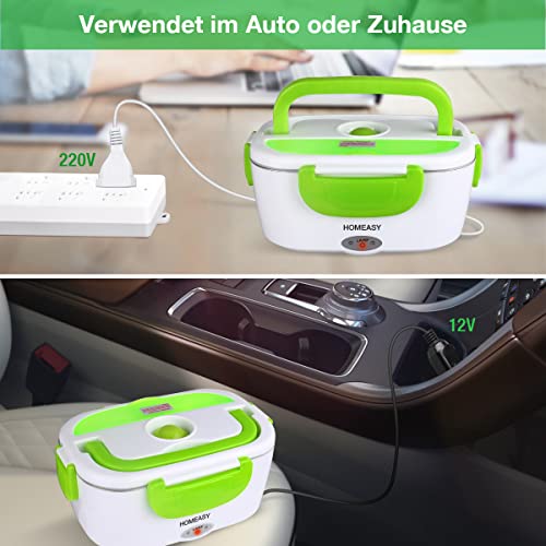 Elektrische Lunchbox HOMEASY für Auto und Zuhause 12V 220V