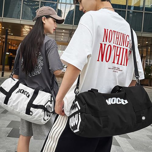 Sac de sport vert multi-compartiments avec bandoulière réglable