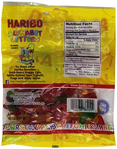 Haribo Gummies Letras del Alfabeto 5 oz miniatura 4