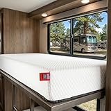 Narrow Bunk Mattress - 6 Inch RV Mattress - 28x75, Aquasoft Memory Foam, Medium Firm, Breathable Diamond Soft Cover Fabric, Certified Only Safe Foams, Bed in a Box Mattress, Made in Mississippi