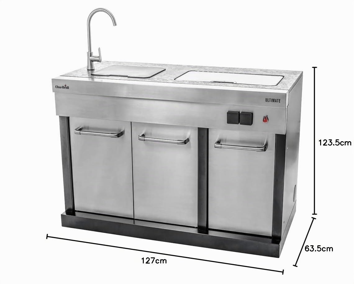 Char-Broil Ultimate Entertainment Unit Cocina al Aire Libre, Acero Inoxidable