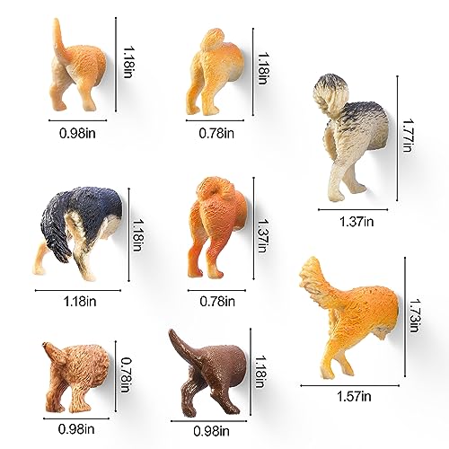 Imanes Decorativos de Traseros de Perro, Pack 8 Unidades miniatura 2