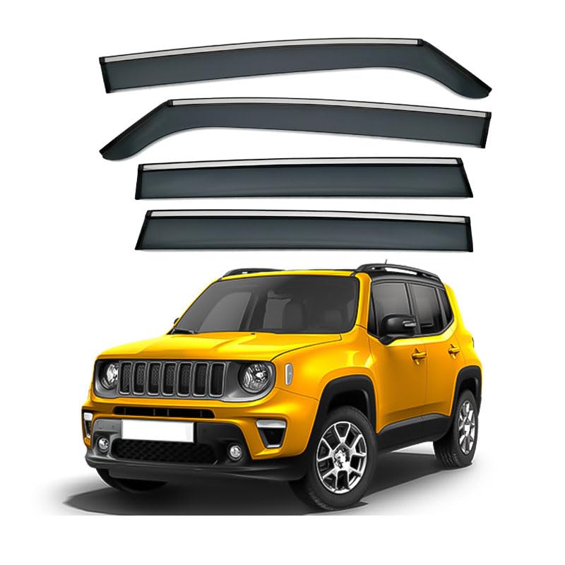 Déflecteurs de vent de voiture pare-pluie Jeep Renegade 113cm
