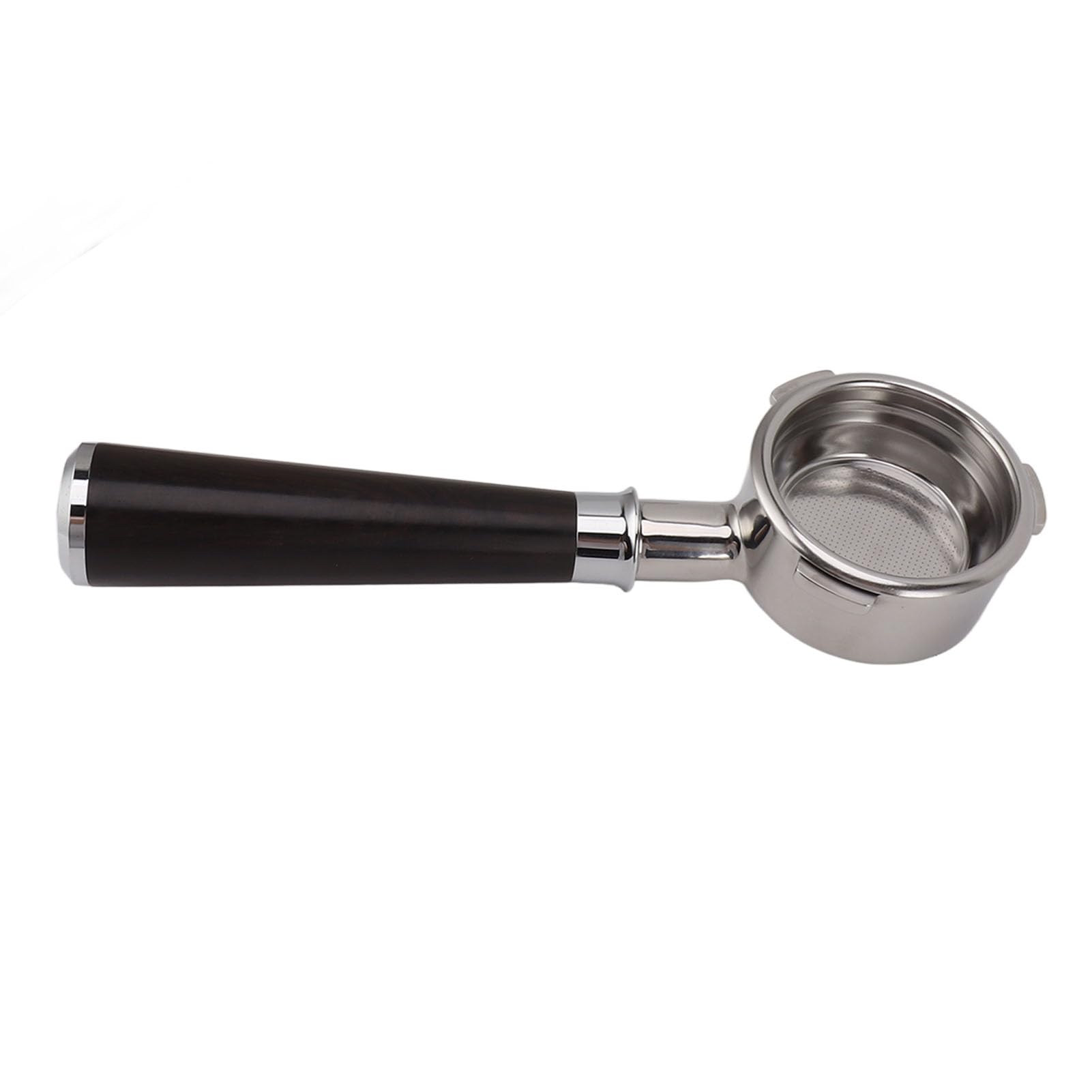 Tbest Portafiltro per caffè 58mm con Manico in Legno Massello (Type A