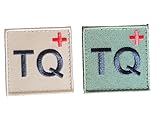 OPEX Aufnäher TQ Medic TIC Khaki und Wüste auf Scratch Patch Tourniquet Individuelle Tasche für Erste Hilfe Armee Militär OPEX