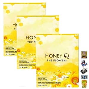10Capsules/Box Honey Q The Flowers Moisture Nourish Smooth Good Shape Direct From The Company (of 3) By Beautygoodshop [Get Free For You Beauty Gifts]