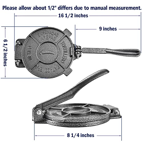image for ARC Advanced Royal Champion ARC Tortilla Press 6.5 inch, Cast Iron Tor
