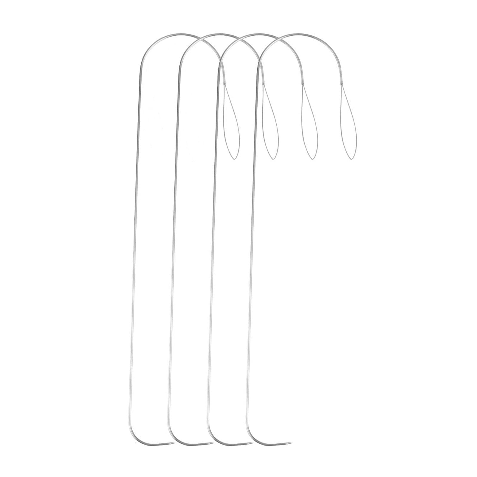 Sturdy Bead Spinner Needle Set Jewelry Making Curved Needle Large Eye Designed Needle for Bead Spinner Use