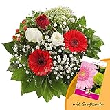 Blumen sind Naturprodukte. Aus diesem Grund sind nicht stets alle Blumenarten in dem von uns festgesetzten Qualitätsstandard verfügbar. Darum ist es möglich, dass ein Blumenstrauß in Natura tatsächlich einmal anders aussieht, als er abgebildet ist.