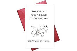 Huras Funny Rude Anniversary Card for Husband and Wife