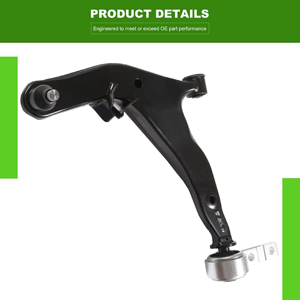SCITOO 2PC Front Lower Control Arm with Ball Joints Suspension Parts Kit fit 2003 2004 2005 2006 2007 for Nissan Murano