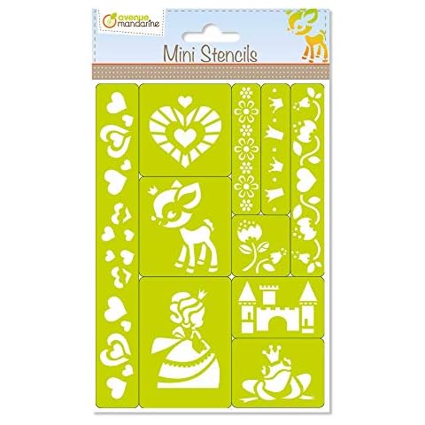 Avenue Mandarine Princess Mini Stencil Set Cover