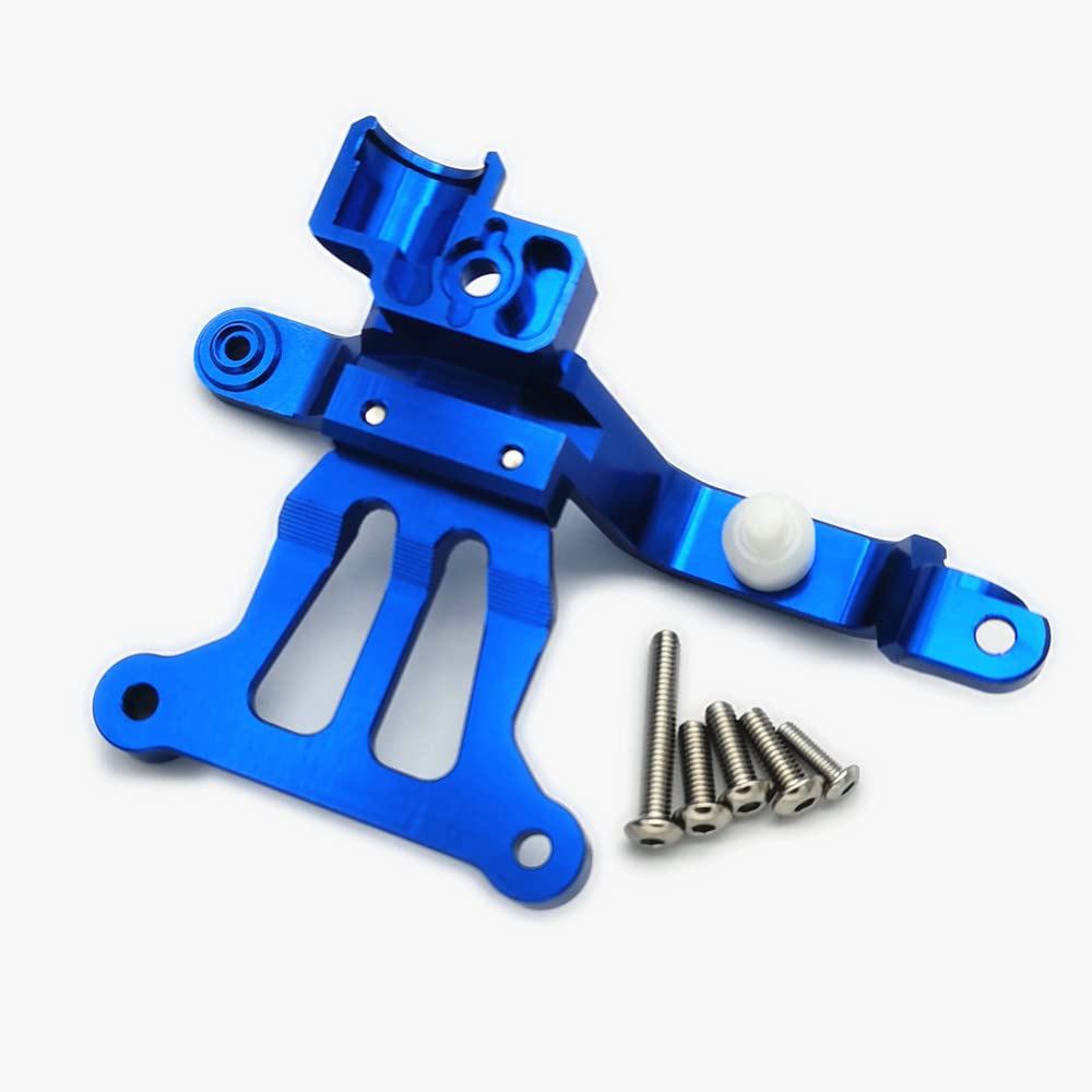 1/5 6S & 8S RC Car 77076-4 Aluminum Steering Bellcrank Support- 1PC Replace One of #7746 & GPM TXM048C Blue