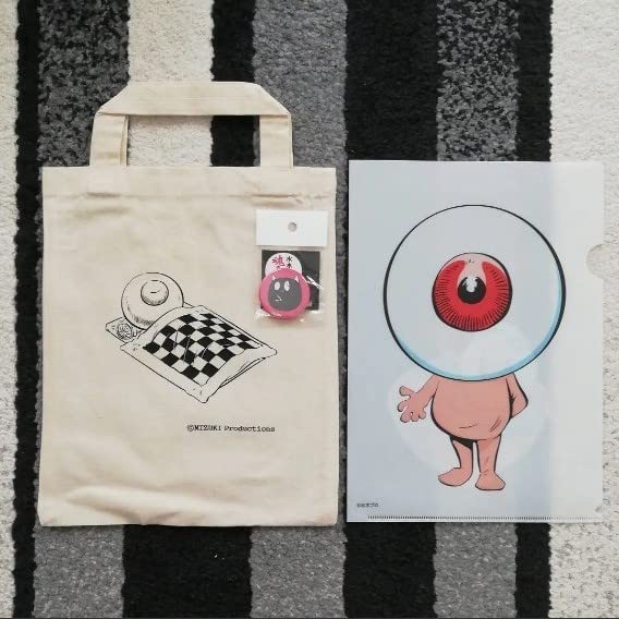 ゲゲゲの鬼太郎　水木しげる　魂の漫画展　トートバッグ　バッジ　妖怪　ファイル Amazon.co.jp: ゲゲゲの鬼太郎 水木しげる 魂の漫画展 トート