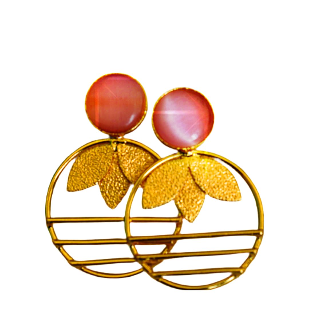 See full amazon price history chart for Gold Plated Brass Metal Monalisa Stone Leaf Design Dangle Hoop Earrings for Women Gold Plated Brass Metal Monalisa Stone Leaf Design Dangle Hoop Earrings for Women (B0D9KNL9HT) Amazon Price History, Amazon Price Tracker