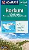nationalpark wattenmeer schleswig holstein wikipedia  KOMPASS Wanderkarte 727 Borkum im Nationalpark Niedersächsisches Wattenmeer 1:15.000: 3in1 Wanderkarte mit Aktiv Guide und Detailkarte. Fahrradfahren. Reiten.