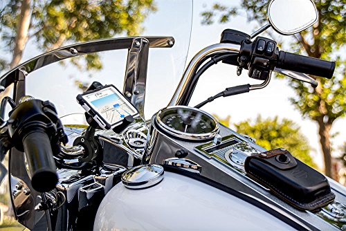 Arkon Roadvise Motorcycle Phone Mount For Iphone X 8 7 6S Plus Iphone 8 7 6S Galaxy S8 S7 Note 8 Retail Black #TOP5