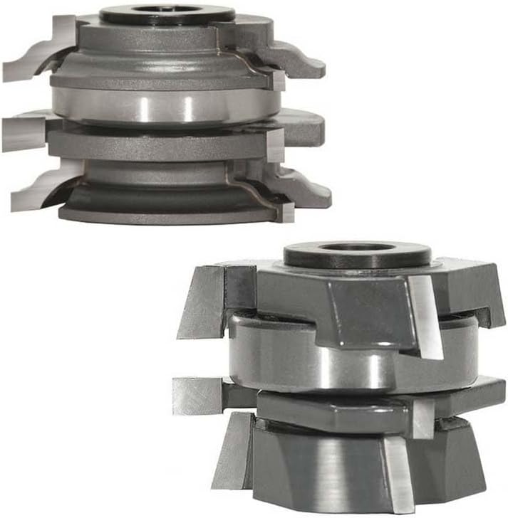 1007 MLCS Ogee Stacked Rail and Stile Shaper Cutter Set, 3/4" Bore