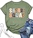 Safari Squad Shirt Women Safari Birthday Shirts Animal Kingdom Outfit Zoo Party Tee Short Sleeve Tops Green