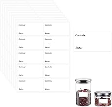 300 Freezing Labels, White 60 x 30 mm Multifunctional Removable Stickers, Adhesive Labels Kitchen for Home or Restaurant Food Storage Freezer, Easy to Write
