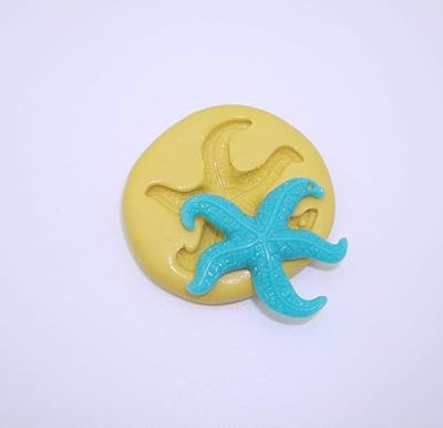 Findings Stop Brand Silicon Mold Flexible Silicon Mold Flexible Sea Star, Jewelry, Resin, Scrapbooking, Polymer Clay, Jewelry Making.