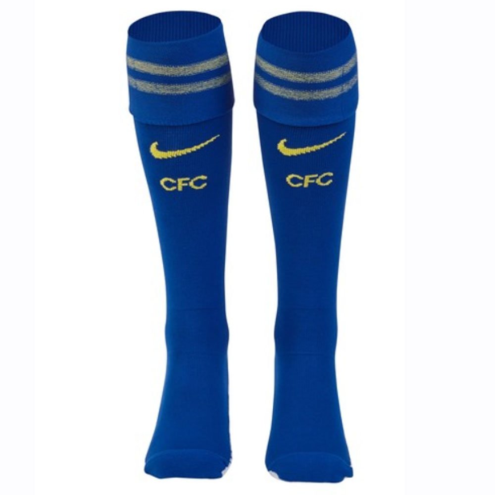 Nike Men CFC U NK STAD OTC SOCK HA Socks - Rush Blue/Tour Yellow, X-Small