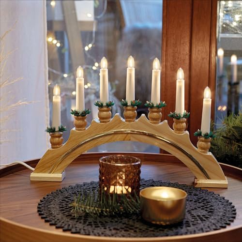 Hellum Schwibbogen Weihnachten, Fensterbeleuchtung Weihnachten innen,...