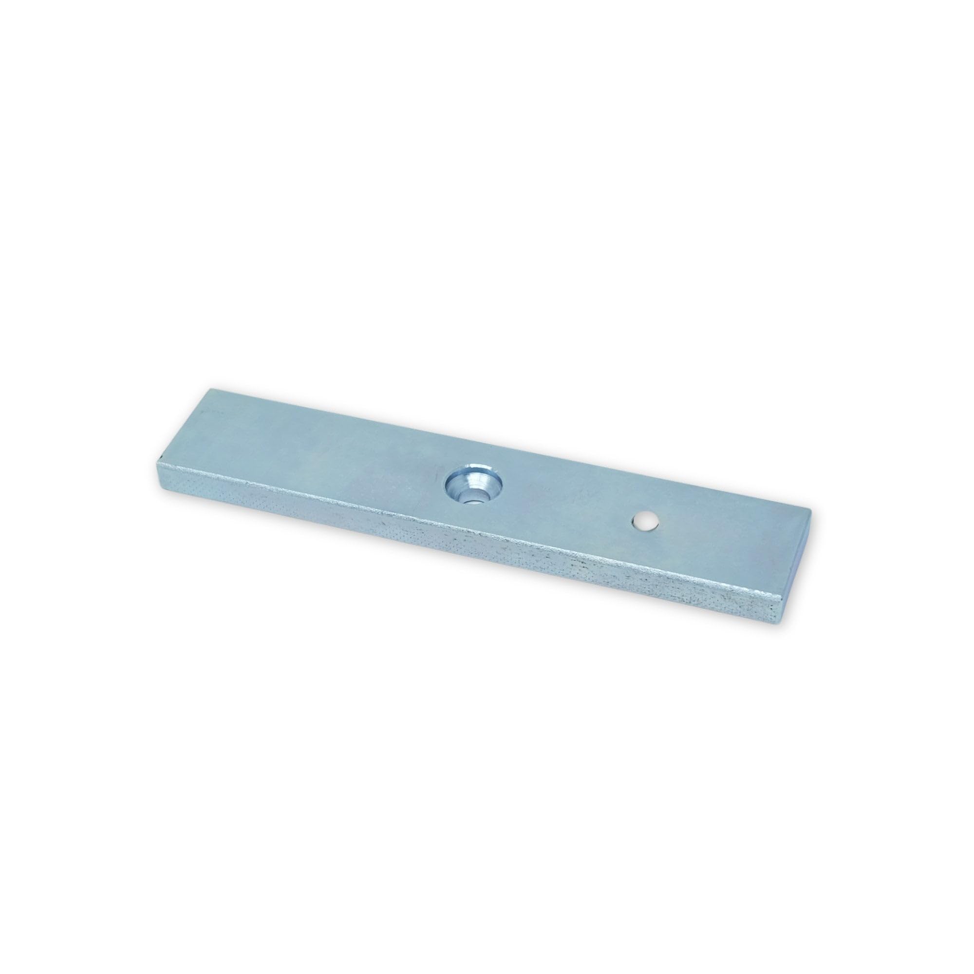 250mm x 47mm x 26mm Waterproof Magnetic Door Lock - 280kg Pull, Silver, Pack of 1 - Image 3