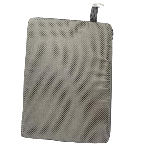 Kepuarm Sitzkissen Für Duschstuhl, Duschsitzkissen mit Haken, Badewannenkissen Für Senioren und Behinderte, Kissen Für Komfortables Baden, Passt Auf Die Meisten Duschstühle und Duschbänke (Grau)