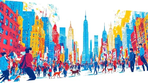 Diamond Art Kits complet paysage de ville pour animer vos soirées créatives et décorer votre salon
