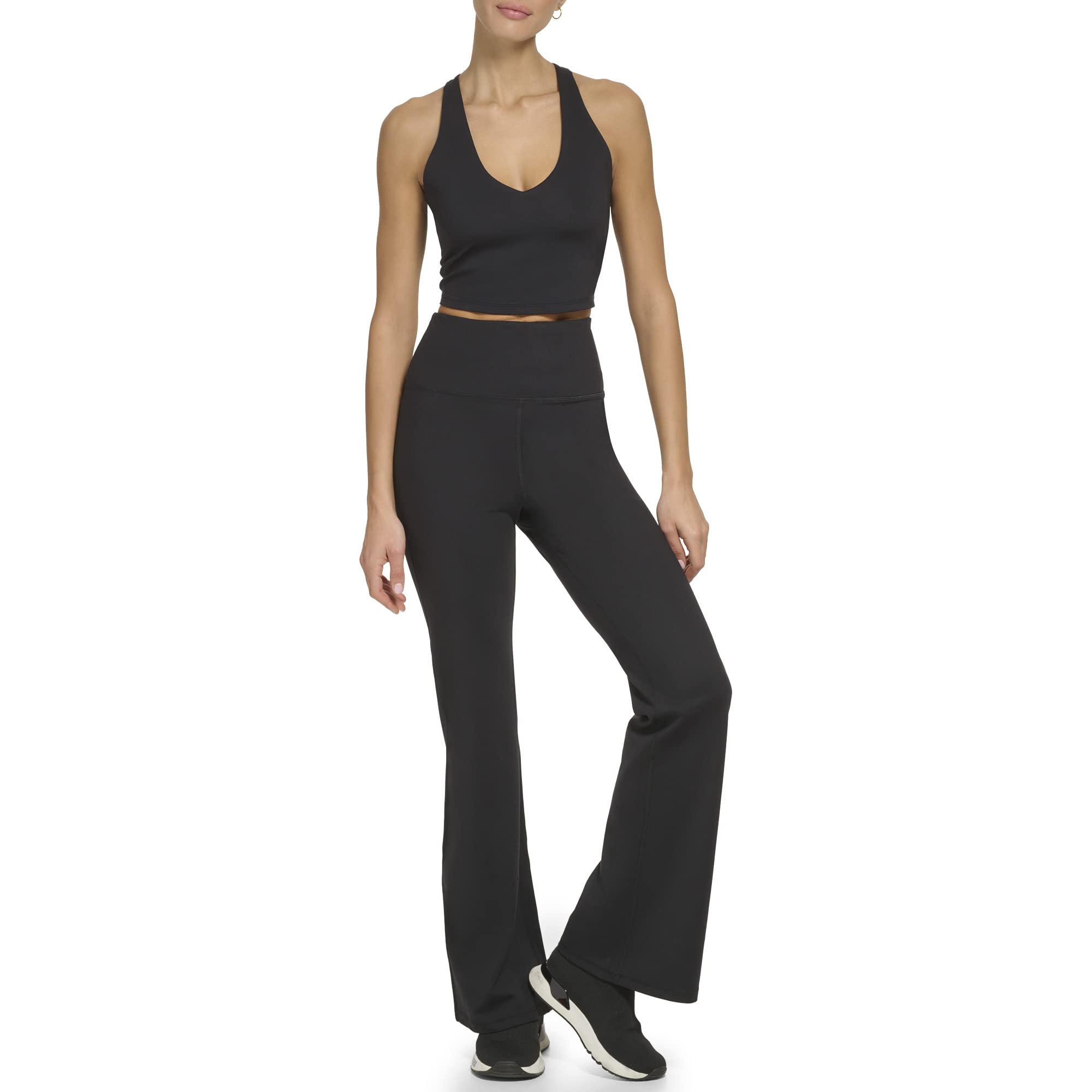 DKNY Sport Women's Balance High Waist Flare Tight Leggings Femme