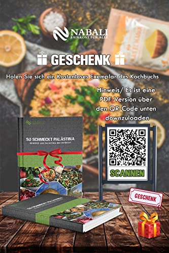 NABALI FAIRKOST FÜR ALLE Freekeh nach Ottolenghi – Gerösteter grüner Hartweizen – Vollkorn Frikeh aus dem Nahen Osten (250 g)
