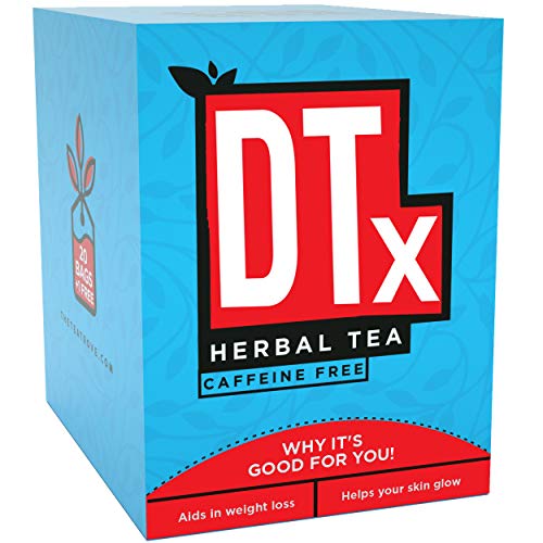 Image of The Tea Trove Dtx Cleanse Tea with Traditional Ayurvedic Herbs | Steep as Hot Herbal Detox or Iced | Caffeine Free (21 Bags)