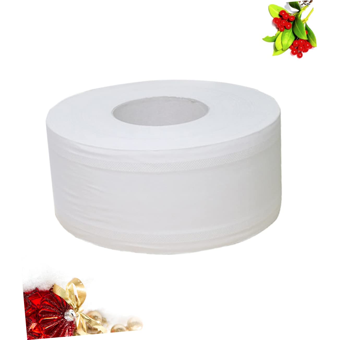 STOBAZA Roll Jumbo Bath Tissue 4 Ply Toilet Paper Tissue Paper Home Kitchen Toilet Tissue Commercial Toilet Paper Bath Tissues Toilet Paper Large Tray of Paper White Bulk