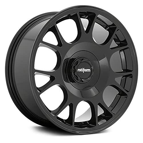 Rotiform TUF-R Custom Wheel - 20x10.5, +40 Offset, 5x108 Bolt Pattern, 72.56mm Hub - Gloss Black Rim