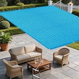 Vela Ombreggiante 0.5 x 6.5 m Frangisole Anti-Uv Antistrappo Robusta con Occhielli in HDPE Tenda da Sole per Giardino Esterno Giardino Terrazza, Blu Cielo