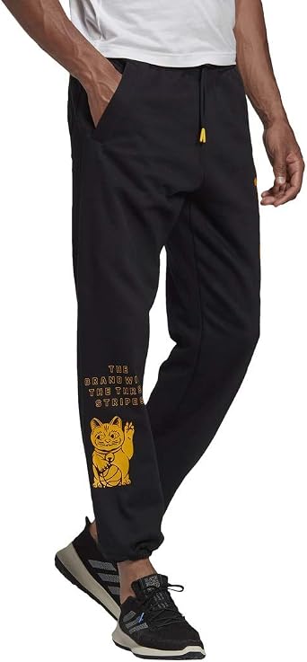 Lucky Cat Graphic Sweat Pants 