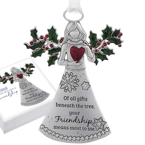Friendship Angel Christmas Ornament - Winter Blessings